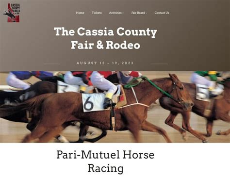 cassia county fair horse races sportsbook review